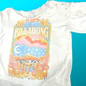1973 Tee Shirt. Billabong Small Fresh Distressed